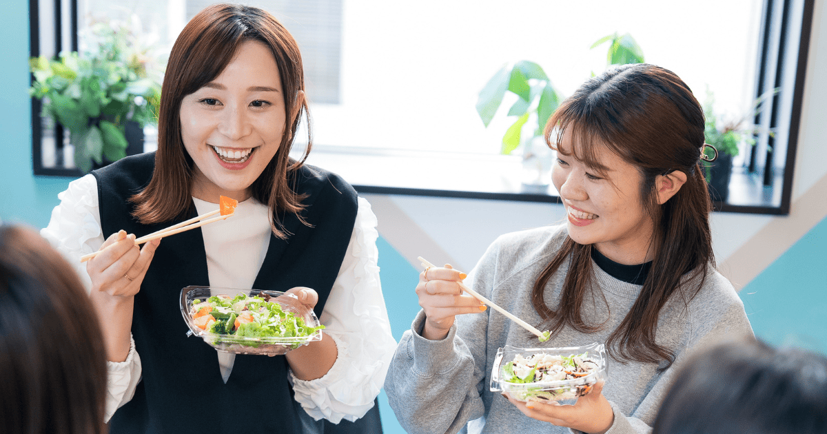 オフィスで野菜
